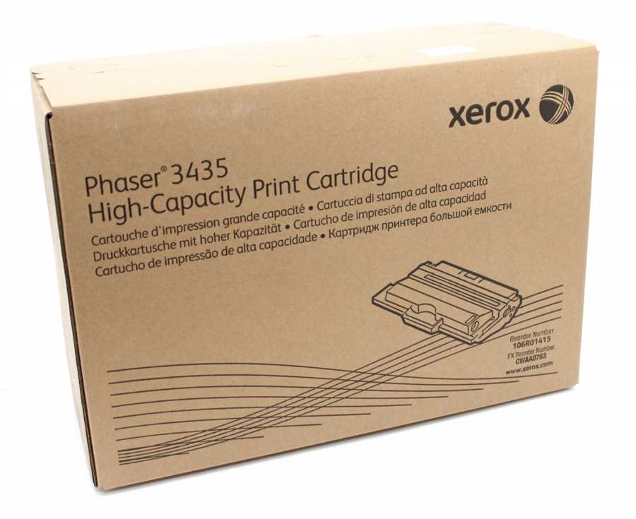 Картридж для лазерного принтера Xerox Phaser и WC серии